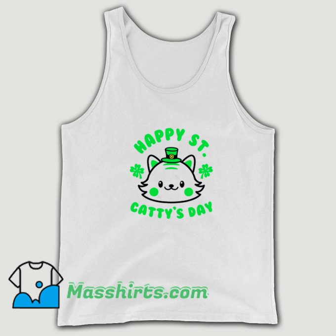 Happy St Cattys Day Tank Top