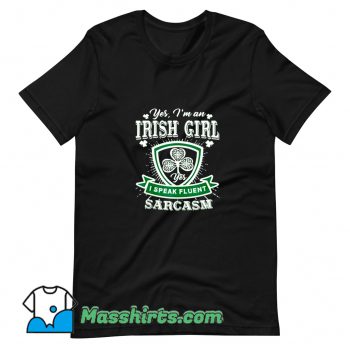 I Am An Irish Girl Perfect T Shirt Design