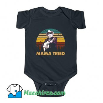 Mama Tried Musician Pullover Baby Onesie