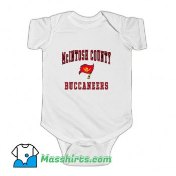 Mcintosh County Academy Buccaneers Baby Onesie