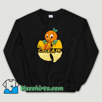 Orange Ice C.R.E.A.M. Retro 90s Sweatshirt