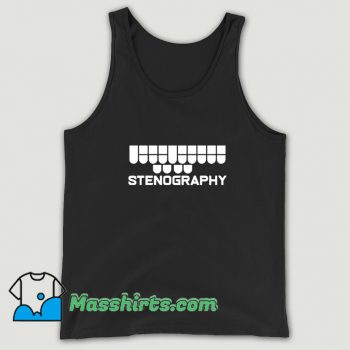 Stenography Costume Stenographer Tank Top