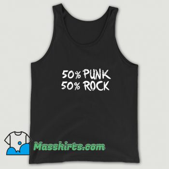 50 Percent Punk 50 Percent Rock Tank Top