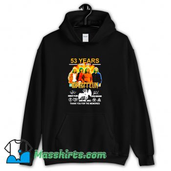 Best 53 Years 1968 2021 Led Zeppelin Hoodie Streetwear
