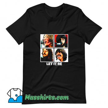 Cheap The Beatles Let It Be Square T Shirt Design