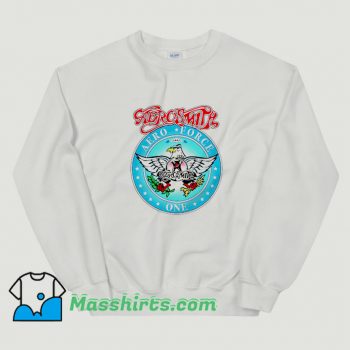 Classic Aerosmith Aero Force One Logo Sweatshirt