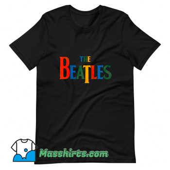 Classic The Beatles Logo T Shirt Design
