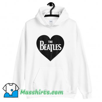 Classic The Beatles Love Heart Hoodie Streetwear