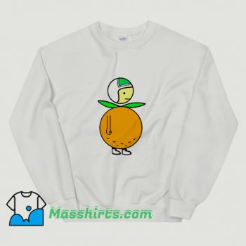 Cool Citronaut Cartoon Mascot Sweatshirt