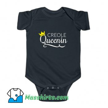 Creole Queen Pride Crown Baby Onesie