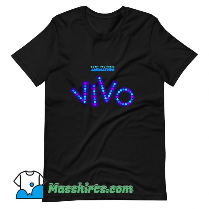 Cute Vivo Monkey Music T Shirt Design