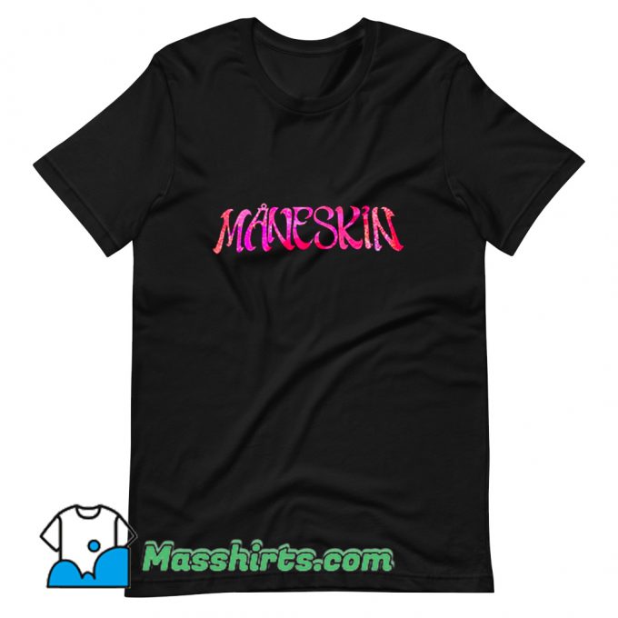 Maneskin Italian Rock Band Pink T Shirt Design