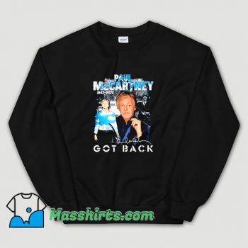 New Paul Mccartney Got Back Tour Sweatshirt