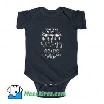 Some Of Us Grew Up Listening To ACDC Baby Onesie