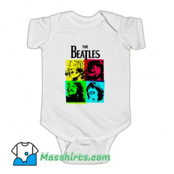 The Beatles Cmyk Beatles Music Lover Baby Onesie