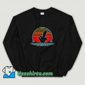 Best Blue Jay Bird Retro 80s Sweatshirt