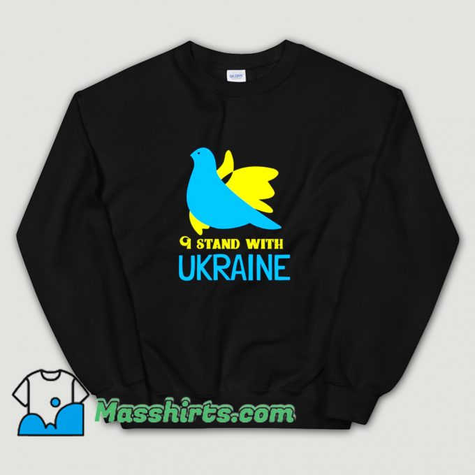 Cheap Flag I Stand With Ukraine Sweatshirt
