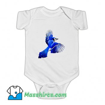 Cheap Flying Blue Jay Art Baby Onesie