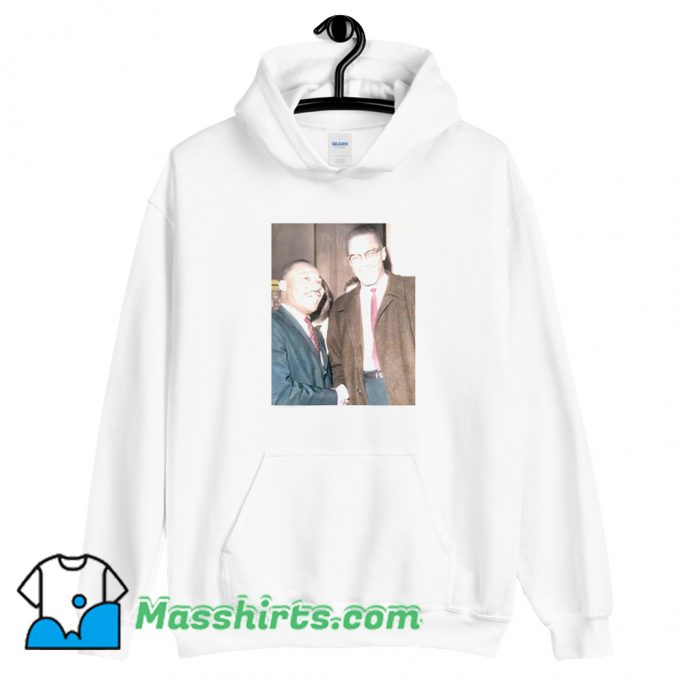 Cheap Martin Luther King Jr. and Malcolm X Hoodie Streetwear