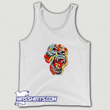 Cool Gorilla Colorful Angry Tank Top