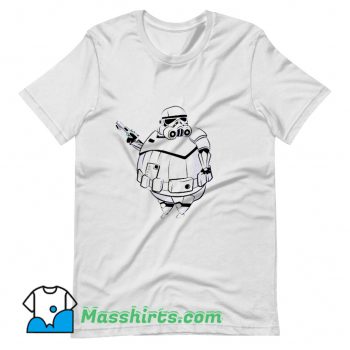 Cute Fat Stormtrooper T Shirt Design