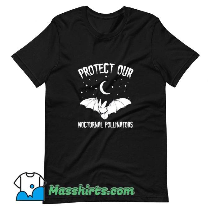 Cute Protect Our Nocturnal Pollinators T Shirt Design