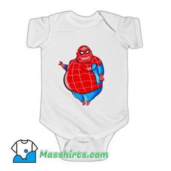 Fat Spiderman Baby Onesie