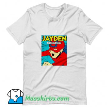 Jayden The Superhero I Birthday Fighter T Shirt Design