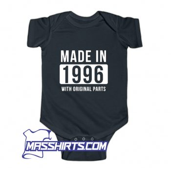 Made In 1996 Born In 1996 Baby Onesie