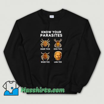 New Know Your Parasites Anti Joe Biden Sweatshirt