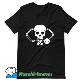 New Pickleball Skull Cross T Shirt Design