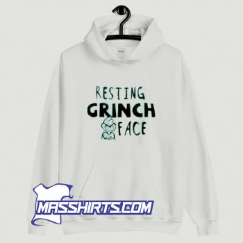 Resting Grinch Face Christmas Funny Hoodie Streetwear