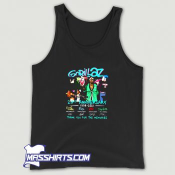 Awesome Gorillaz Band 23rd Anniversary 1998 2021 Tank Top