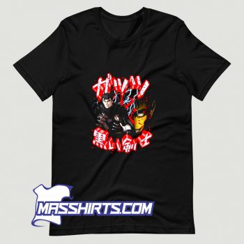 Black Swordsman Bootleg Rap Classic T Shirt Design