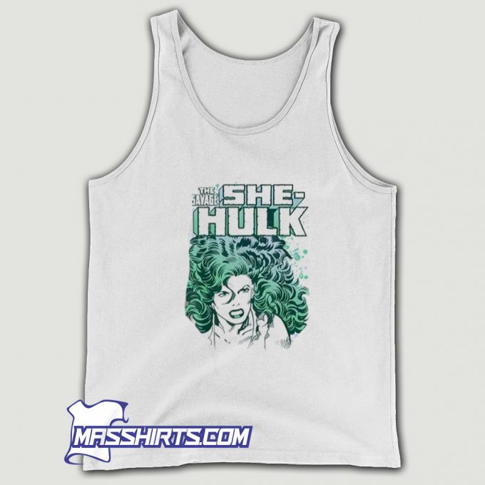 Classic Marvel The Savage She Hulk Colorful Tank Top