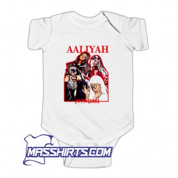 Cool Aaliyah 1979 2001 Baby Onesie