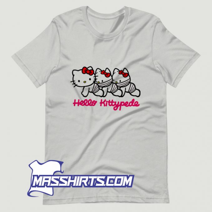Cute Hello Kittypede Parody T Shirt Design