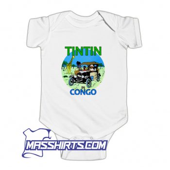 Tintin In Congo Baby Onesie