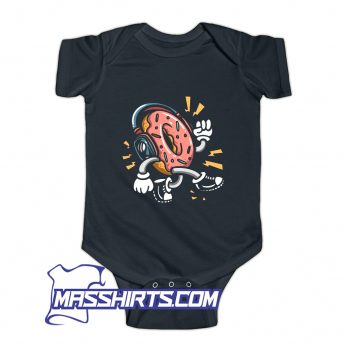 Awesome Donuts Walking Baby Onesie