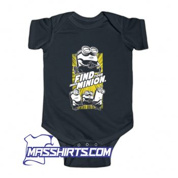Awesome Minions Inner Minion Poster Baby Onesie