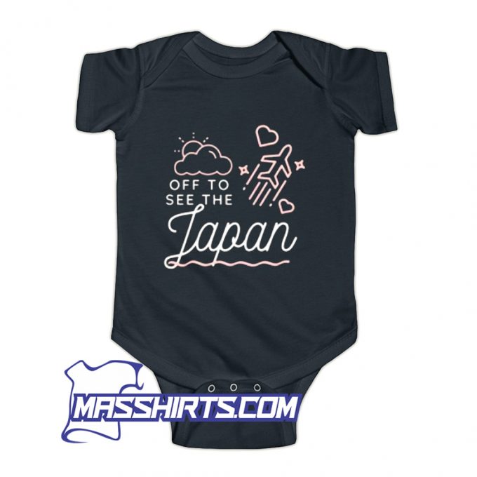 Cheap Off To See The Japan Baby Onesie
