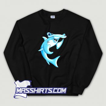 Classic Hammerhead Shark Cartoon Sweatshirt