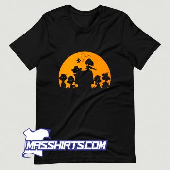 Cute Zombie Charlie Brown Halloween T Shirt Design
