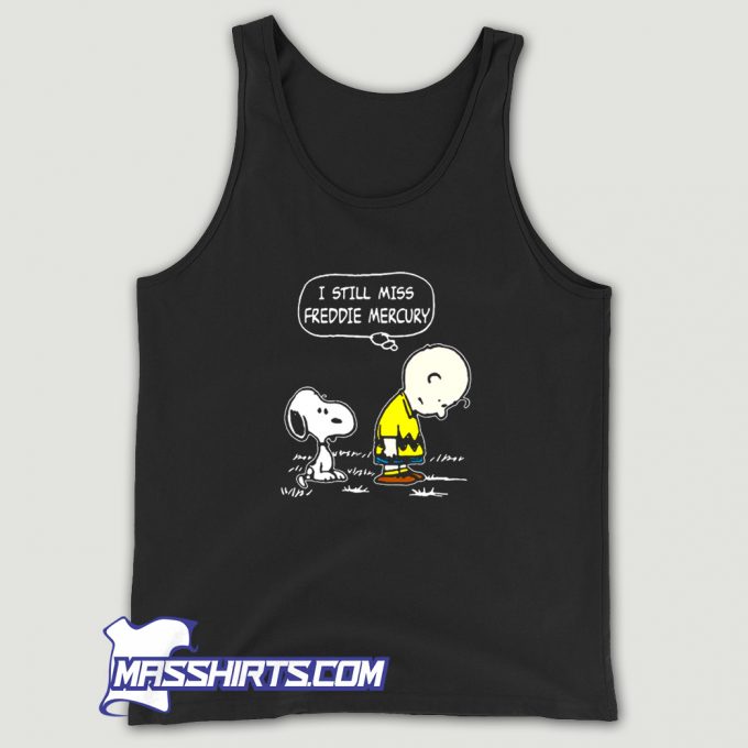 Funny Charlie Brown And Snoopy Saying That Miss Tank Top