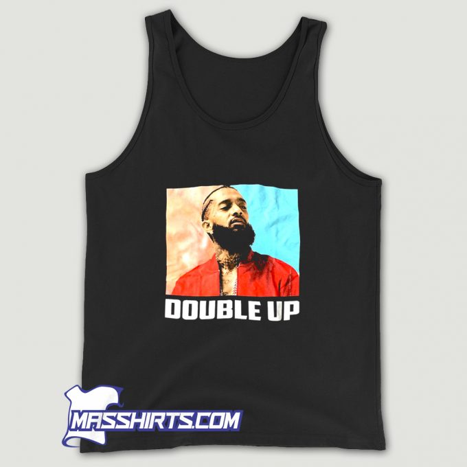 Classic Nipsey Hussle Double Up Tank Top