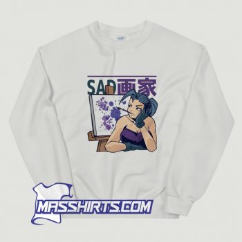 Cute Anime Painter Sweatshirt
