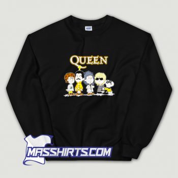 Snoopy Joe Cool With The Queen Band Sweatshirt