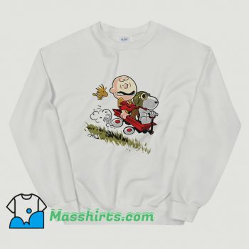 Cute Charlie and Snoopy Sweatshirt
