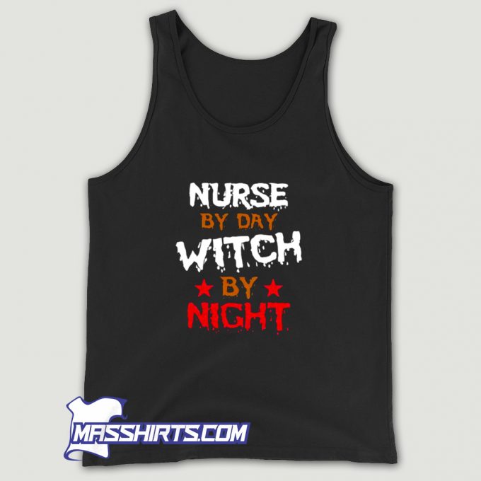 Cheap Nurse By Day Witch By Night Tank Top