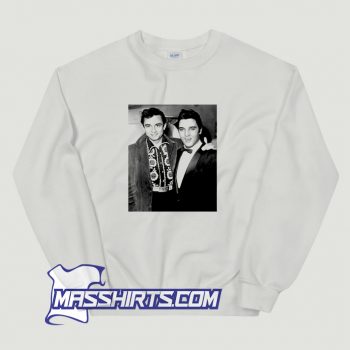 Cool Elvis Presley and Johnny Cash Sweatshirt
